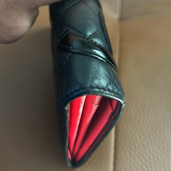 Chanel Cambon Bifold Long Lambskin Wallet w/Auth Card, Dustbag and Chanel Ribbon - Picture 12 of 14